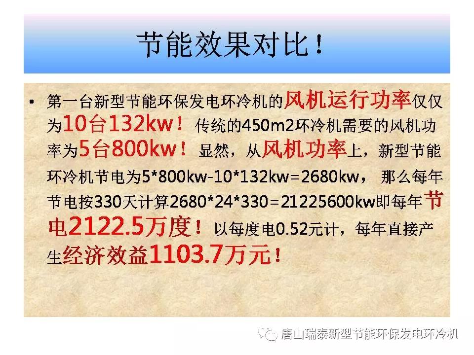 新型節能環保發電環冷機